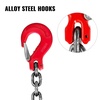 image:imageVEVOR Chain Sling 38inch x 5ft DoubleLeg Lifting Chains with Grab Hooks 4ton Capacity Lifting Slings G80 Alloy Steel DoubleLeg Slings38 Inch x 5FT