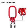 image:imageVEVOR Chain Sling 38inch x 5ft DoubleLeg Lifting Chains with Grab Hooks 4ton Capacity Lifting Slings G80 Alloy Steel DoubleLeg Slings38 Inch x 5FT