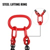 image:imageVEVOR Chain Sling 38inch x 5ft DoubleLeg Lifting Chains with Grab Hooks 4ton Capacity Lifting Slings G80 Alloy Steel DoubleLeg Slings516 Inch x 5 FT