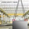 image:imageVEVOR Chain Sling 38inch x 5ft DoubleLeg Lifting Chains with Grab Hooks 4ton Capacity Lifting Slings G80 Alloy Steel DoubleLeg Slings516 Inch x 5 FT