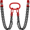 image:imageVEVOR Chain Sling 38inch x 5ft DoubleLeg Lifting Chains with Grab Hooks 4ton Capacity Lifting Slings G80 Alloy Steel DoubleLeg Slings516 Inch x 5 FT