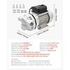 image:imageVEVOR DEF Transfer Pump 8 GPM Diaphragm Irrigation Self Priming Electric Water Pump for Diesel Exhaust Fluid Automotive Urea Oil 110V 220W 2625 ft Lift for Liquid Transportation RefuelingPump