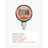 image:imageVEVOR Digital Hydraulic Pressure Gauge 010000 PSI 0700 Bar Hydraulic Pressure Sensor Manometer Tester with 14 inch NPT Base Entry for Excavator Construction Machinery Stainless Steel HousingOrange