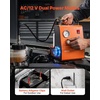 image:imageVEVOR Electric Brake Bleeder Kit 120V Automatic Brake Fluid Bleeding Kit with 7 Master Cylinder Adapters amp Dual Power Supplies 063 Bar Brake Pressure Bleeder Pump Fits Most Passenger Vehicleswith 7pcs adapters