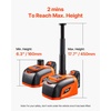 image:imageVEVOR Electric Car Jack Wireless 5 Tons Cordless Remote Control Hydraulic Electric Jack LED Light Hydraulic Repair Tool 135360mm Lifting Range for SUV MPV Sedan Truck Repair5T  Cordless Remote  Battery1
