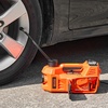 image:imageVEVOR Electric Car Jack Wireless 5 Tons Cordless Remote Control Hydraulic Electric Jack LED Light Hydraulic Repair Tool 135360mm Lifting Range for SUV MPV Sedan Truck Repair5T with Wrench  Appearance Update
