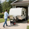 image:imageVEVOR Electric Trailer Dolly 3600 lbs Max Trailer Weight 600 lbs Max Tongue Weight DC 24V 800W Motorized Trailer Dolly with 2 amp 178 Inch Hitch Balls for RV Campers Cargo amp Utility Boat Trailers