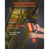 image:imageVEVOR Grease Gun 8000 PSI High Pressure Heavy Duty Pistol Grip Grease Gun Kit with 14 oz Capacity Includes 18Inch Flex Hose 1 Extension Rigid Pipe and 1 Sharp Type Nozzle for Automotive MarineChevron