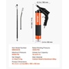image:imageVEVOR Grease Gun 8000 PSI High Pressure Heavy Duty Pistol Grip Grease Gun Kit with 14 oz Capacity Includes 18Inch Flex Hose 1 Extension Rigid Pipe and 1 Sharp Type Nozzle for Automotive MarineChevron