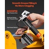 image:imageVEVOR Grease Gun 8000 PSI High Pressure Heavy Duty Pistol Grip Grease Gun Kit with 14 oz Capacity Includes 18Inch Flex Hose 1 Extension Rigid Pipe and 1 Sharp Type Nozzle for Automotive MarineGeometric