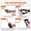 image:imageVEVOR Grease Gun 8000 PSI High Pressure Heavy Duty Pistol Grip Grease Gun Kit with 14 oz Capacity Includes 18Inch Flex Hose 1 Extension Rigid Pipe and 1 Sharp Type Nozzle for Automotive MarineCheckered