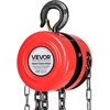 image:imageVEVOR Hand Chain Hoist 1 Ton 2200 lbs Capacity Manual Chain Block with Upgrade G70 Galvanized Chain 20 ft Lifting Height Heavy Duty Pulley Hoist for Garage Warehouse Automotive Machinery RedRed