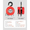image:imageVEVOR Hand Chain Hoist 1 Ton 2200 lbs Capacity Manual Chain Block with Upgrade G70 Galvanized Chain 8 ft Lifting Height Heavy Duty Pulley Hoist for Garage Warehouse Automotive Machinery RedRed 1T 8FT