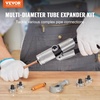 image:imageVEVOR Hydraulic Tube Expander 38 to 118 OD HAVC Hydraulic Swaging Tool with 7 Pipe Expander Heads Deburring Tool Pipe Cutter for Copper Aluminum Brass Soft Steel Pipes