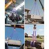 image:imageVEVOR Lifting Sling Straps 2Pcs TwoLeg Polyester Bridle Sling with Hooks 4400LB Capacity 5Ft Heavy Duty Rigging Strap Thickened amp WearResistant Webbing Slings for Engines Cranes Hoists Truck