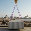 image:imageVEVOR Lifting Sling Straps with Hooks Polyester Bridle Sling 6600LB Capacity Four Leg 5Ft Heavy Duty Rigging Strap Thickened amp WearResistant Webbing Slings for Engines Cranes Hoists Truck4Leg 6600LBS
