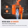 image:imageVEVOR Manual Lever Chain Hoist 112 Ton 3300 lbs Capacity 10 FT Come Along G80 Galvanized Carbon Steel with Weston DoublePawl BrakeAuto Chain Leading amp 360 Rotation Hook for Garage Factory DockOrange