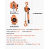 image:imageVEVOR Manual Lever Chain Hoist 112T 3300LBS Capacity Heavy Duty Come Along 10FT Lift G80 Alloy Steel Chain with Dual Pawl Mechanical Brake360Rotating Hooks for Warehouse Construction Garage