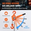 image:imageVEVOR Manual Lever Chain Hoist 6 Ton 13200 lbs Capacity 10 FT Come Along G80 Galvanized Carbon Steel with Weston DoublePawl Brake Auto Chain Leading amp 360 Rotation Hook for Garage Factory Dock3 Ton 10FT