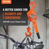 image:imageVEVOR Manual Lever Chain Hoist 6 Ton 13200 lbs Capacity 10 FT Come Along G80 Galvanized Carbon Steel with Weston DoublePawl Brake Auto Chain Leading amp 360 Rotation Hook for Garage Factory Dock3 Ton 10FT