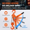 image:imageVEVOR Manual Lever Chain Hoist 6 Ton 13200 lbs Capacity 10 FT Come Along G80 Galvanized Carbon Steel with Weston DoublePawl Brake Auto Chain Leading amp 360 Rotation Hook for Garage Factory Dock6 Ton 20FT