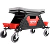 image:imageVEVOR Mechanic Stool 300 LBS Capacity Garage Stool Gift for Men Heavy Duty Rolling Mechanics Seat with Three Slide Out Tool Trays and Drawer Tools for Automotive Auto Repair  Auto Repair Heavy Duty Plastic Rolling Mechanics Seat with Cushion Three Slide Out Tool Trays and Drawer for Automotive