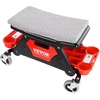 image:imageVEVOR Mechanic Stool 300 LBS Capacity Garage Stool Gift for Men Heavy Duty Rolling Mechanics Seat with Three Slide Out Tool Trays and Drawer Tools for Automotive Auto Repair  Auto Repair Heavy Duty Plastic Rolling Mechanics Seat with Cushion Three Slide Out Tool Trays and Drawer for Automotive