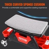image:imageVEVOR Mechanic Stool 300 LBS Capacity Garage Stool Gift for Men Heavy Duty Rolling Mechanics Seat with Three Slide Out Tool Trays and Drawer Tools for Automotive Auto Repair  Auto Repair Heavy Duty Plastic Rolling Mechanics Seat with Cushion Three Slide Out Tool Trays and Drawer for Automotive