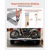 image:imageVEVOR Motorcycle Carrier 2Bike 600 LBS Aluminum Motorcycle Carrier Hitch Mount Loading Ramp Scooter Dirt Bike Trailer Hauler Ratchet Straps and Stabilizer for Car Truck with 2 Hitch Receiver47in Ramp