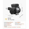 image:imageVEVOR Oil Transfer Pump 110V 16 GPM 60 Lmin AC Electric Fuel Transfer Pump for Diesel Kerosene Biodiesel 8 ft24 m Max Suction Lift 45 ft137 m Max Lift for Vehicles Construction Sites Farms