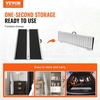 image:imageVEVOR Portable Wheelchair Ramp 5FT NonSlip Aluminum Folding Handicap Ramp Door Threshold Ramps for Wheelchair for HomeWheel Chair Ramp Steps Cars Scooter Cart Curbs Stairs5FT For height 515