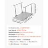 image:imageVEVOR Portable Wheelchair Ramp 5FT NonSlip Aluminum Folding Handicap Ramp Door Threshold Ramps for Wheelchair for HomeWheel Chair Ramp Steps Cars Scooter Cart Curbs Stairs449W x 335L