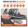 image:imageVEVOR Portable Wheelchair Ramp 5FT NonSlip Aluminum Folding Handicap Ramp Door Threshold Ramps for Wheelchair for HomeWheel Chair Ramp Steps Cars Scooter Cart Curbs Stairs5FT For height 515