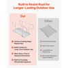 image:imageVEVOR Portable Wheelchair Ramp 5FT NonSlip Aluminum Folding Handicap Ramp Door Threshold Ramps for Wheelchair for HomeWheel Chair Ramp Steps Cars Scooter Cart Curbs Stairs711 x 327 x 425 in