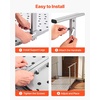 image:imageVEVOR Portable Wheelchair Ramp 5FT NonSlip Aluminum Folding Handicap Ramp Door Threshold Ramps for Wheelchair for HomeWheel Chair Ramp Steps Cars Scooter Cart Curbs Stairs449W x 335L