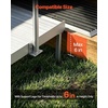 image:imageVEVOR Portable Wheelchair Ramp 5FT NonSlip Aluminum Folding Handicap Ramp Door Threshold Ramps for Wheelchair for HomeWheel Chair Ramp Steps Cars Scooter Cart Curbs Stairs711 x 327 x 425 in
