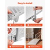 image:imageVEVOR Portable Wheelchair Ramp 5FT NonSlip Aluminum Folding Handicap Ramp Door Threshold Ramps for Wheelchair for HomeWheel Chair Ramp Steps Cars Scooter Cart Curbs Stairs711 x 327 x 425 in