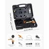 image:imageVEVOR Radiator Vacuum Refill Kit Automotives Cooling System Vacuum amp Purge Fill Tool with Gauge Portable Radiator Coolant Filling Kit with Toolbox Universal Fit for Most Cars Vans SUVs and Trucks