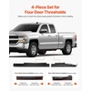 image:imageVEVOR Rocker Panel Guard Compatible with 20142018 Chevrolet Silverado 1500 Extended Cab Replacement for 14068 Trail Armor Side Skirts Extension Body Kit Driver Side 3M Adhesive Black20142018 Chevrolet Silverado 1500