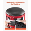 image:imageVEVOR Rolling Mechanic Stool with Wheels 300 lbs Capacity Garage SeatWork Stool Padded Roller Creeper Seat with Fixed Height Tool Tray and 2 Drawers for Garage Shop amp Auto Repair RedBlack