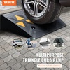 image:imageVEVOR Rubber Curb Ramp 425 Rise Height 118 Width 197 Length Driveway Ramp for Curb 15T Heavy Duty for Forklifts Trucks Buses Cars Wheelchairs Bikes425 H x 197 L