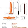 image:imageVEVOR Scissor Jack 25 Ton5512 lbs Scissor Car Jack with 37171 Lifting Range Heavy Duty Tire Changing Kit Includes Ratchet Wrench Lug Wrench amp Socket Fits Most Cars Trucks Sedans SUV MPVOrange