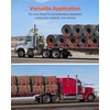 image:imageVEVOR Truck Straps 4 x30 Heavy Duty Tie Down wFlat Hooks 18000lbs Break Strength WLL 6000lbs Cargo Straps Tie Down for Flatbeds Trucks Trailers Farms Rescues Tree Saver Blue10 PackRed