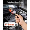 image:imageVEVOR Turbo Boost Leak Tester Kit 080 PSI Valve Gauge Range Turbo System Leakage Tester Set with 4 Pairs of Stepped Adapters 138 to 312 amp Air Fittings for Intercooler and Intake Piping Test