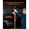 image:imageVEVOR Underhoist Support Stand 1 Ton 2204 lbs Capacity Under Hoist Jack Stand with Handle Adjustable Height Bearing Mounted Spin Handle SelfLocking Threaded Screw Support Vehicle Components