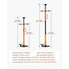 image:imageVEVOR Underhoist Support Stand 1 Ton 2204 lbs Capacity Under Hoist Jack Stand with Handle Adjustable Height Bearing Mounted Spin Handle SelfLocking Threaded Screw Support Vehicle Components
