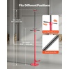 image:imageVEVOR Underhoist Support Stand 34 Ton 1653 lbs Capacity Under Hoist Jack Stand Lifting from 5197 to 80 Bearing Mounted Spin Handle Foot Pedal 12 Diameter Base Support Vehicle Components