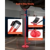 image:imageVEVOR Underhoist Support Stand 34 Ton 1653 lbs Capacity Under Hoist Jack Stand Lifting from 5197 to 80 Bearing Mounted Spin Handle Foot Pedal 12 Diameter Base Support Vehicle Components