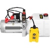 image:imageVevor Hydraulic Pump 3 Quart Hydraulic Power Unit Double Acting Hydraulic Pump for Dump Trailer Car Lifting 12V DC Plastic Oil Reservoir Plastic Double Acting  Industrial amp Scientific