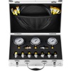 image:imageHydraulic Pressure Test Kit 250400600bar 3 Gauges 11 Test Couplings 3 Test Hoses Excavator Hydraulic Test Gauge Set with Portable Carrying Case for Excavator Tractors Construction Machinery  Excavator Hydraulic Test Gauge Set with Portable Carrying Case for Excavator Tractors Compressors Construction Machinery3 Gauges 9 Test Couplings